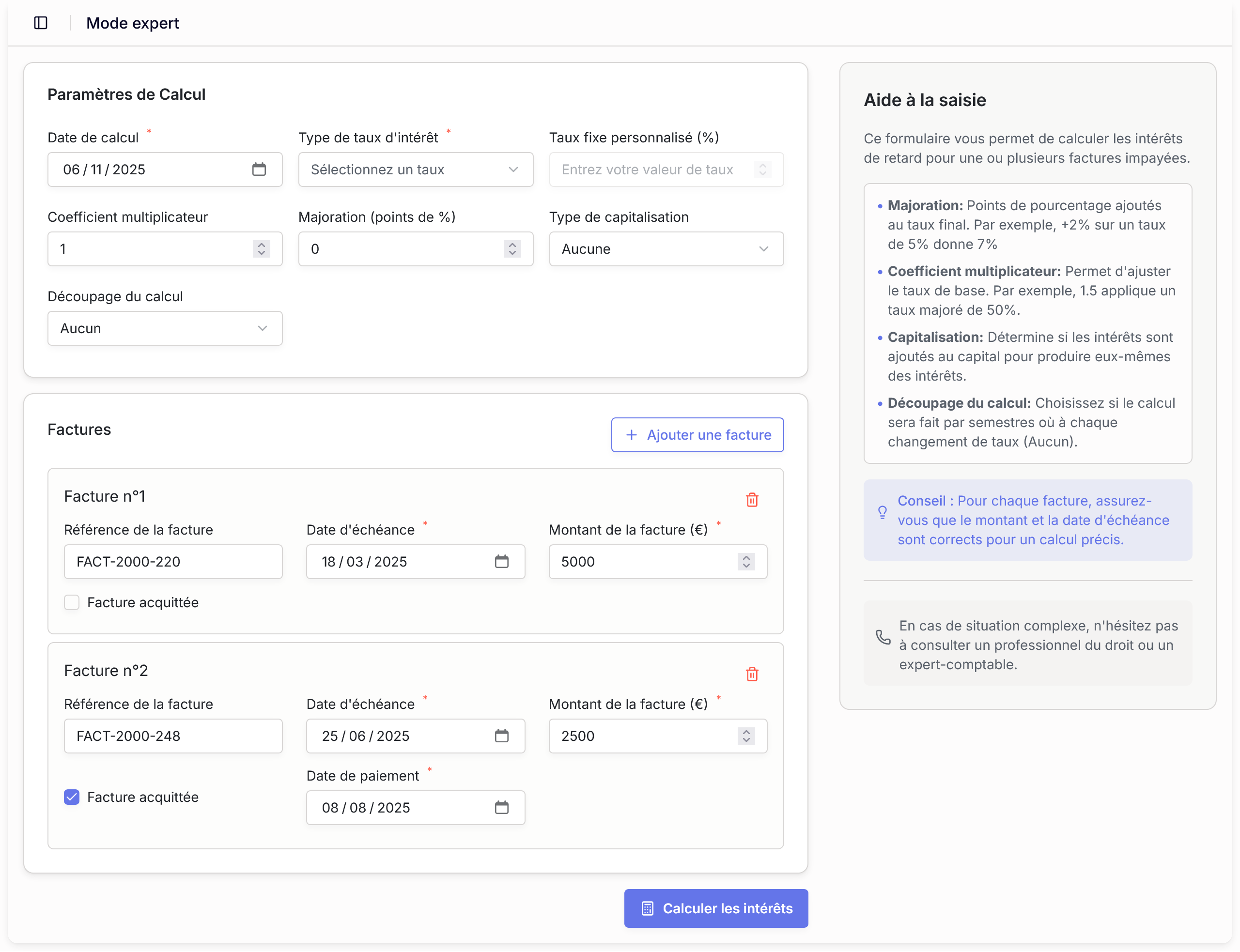 Performance dashboard - Light Mode